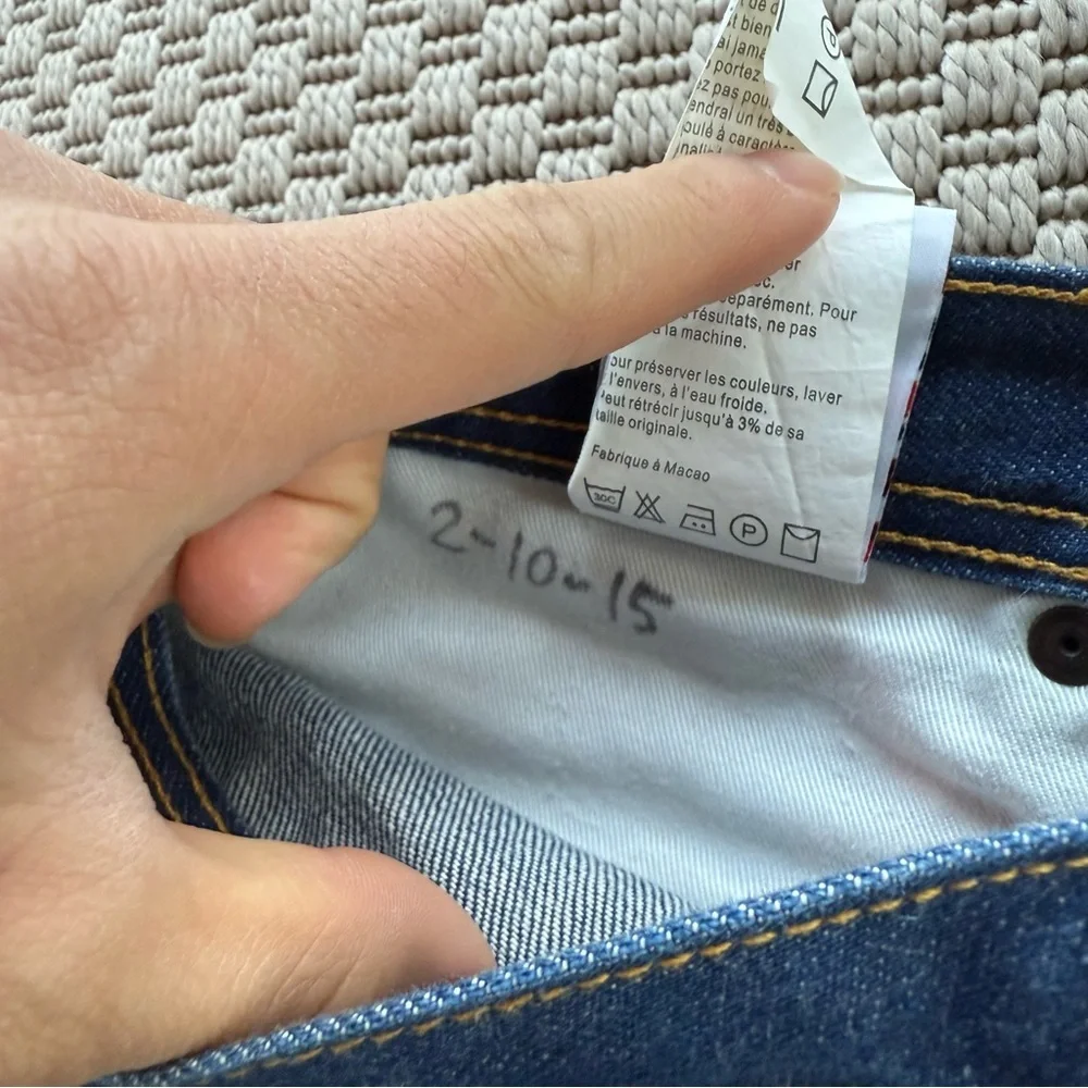 theunbrandedbrand Custom made 13oz true blue selvedge denim tapered denim jeans
